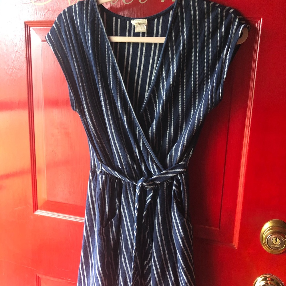 Navy Romper